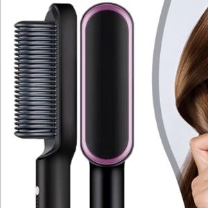 Negative ion hair straightener